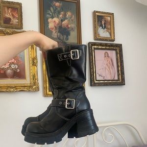 Vintage platform boots